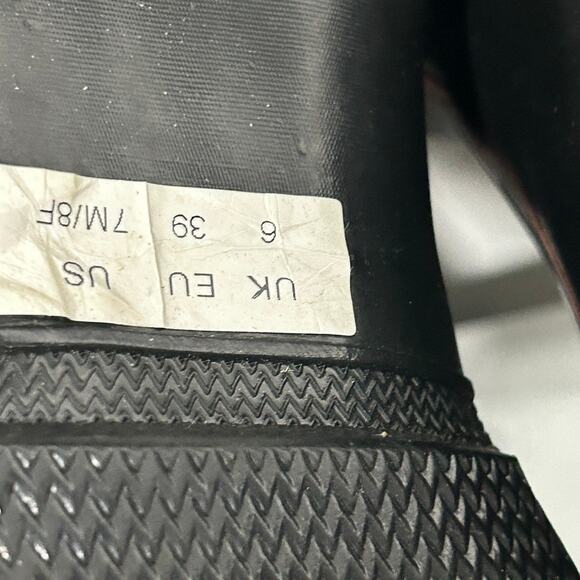 Hunter Original Tall Gloss Rain Boots Black Classic Black Women's Size 8 - Picture 13 of 13